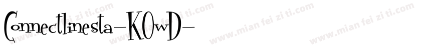 Connectlinesta-K0wD字体转换