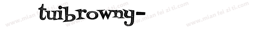 逸云tuibrowny字体转换
