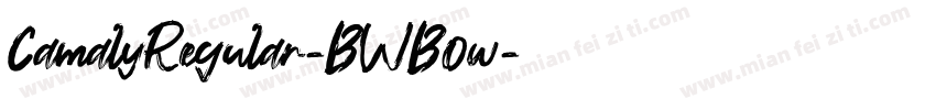 CamalyRegular-BWB0w字体转换