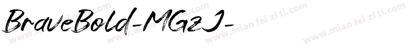 BraveBold-MGzJ字体转换