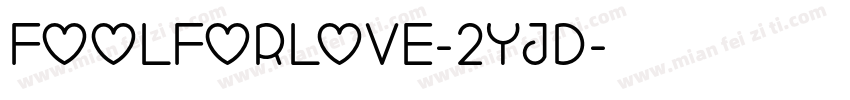 Foolforlove-2yjd字体转换