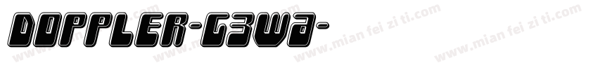 Doppler-G3WA字体转换