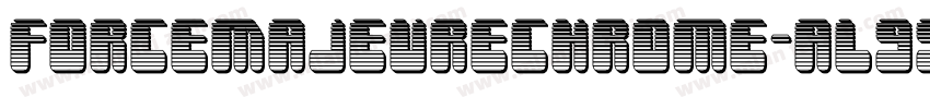 ForceMajeureChrome-al95字体转换