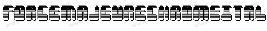 ForceMajeureChromeItalic-EvVe字体转换