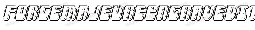 ForceMajeureEngravedItalic-xeB5字体转换