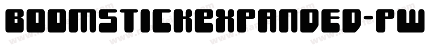 BoomstickExpanded-PwPd字体转换