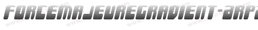 ForceMajeureGradient-Arp7字体转换