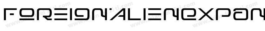ForeignAlienExpanded-1GDjZ字体转换