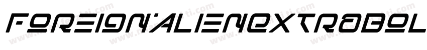 ForeignAlienExtraBold-rgxv9字体转换