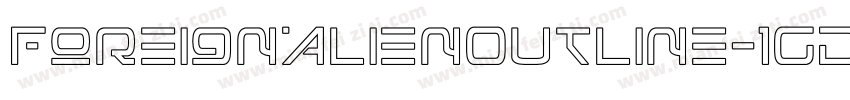 ForeignAlienOutline-1GDj4字体转换