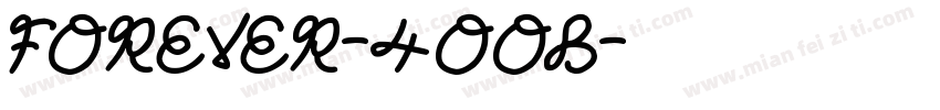 Forever-4oOB字体转换