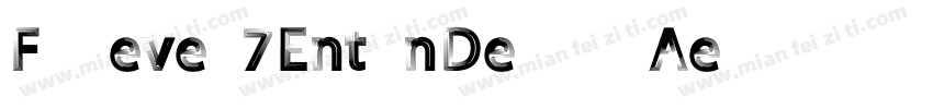 Forever7EntinDemo-9Ae2字体转换