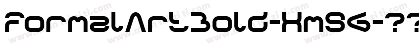 FormalArtBold-Xm9G字体转换
