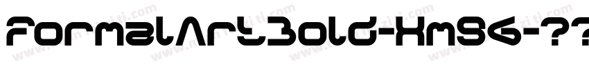 FormalArtBold-Xm9G字体转换