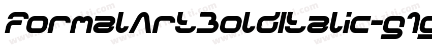 FormalArtBoldItalic-g1gE字体转换