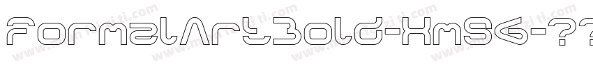 FormalArtBold-Xm9G字体转换