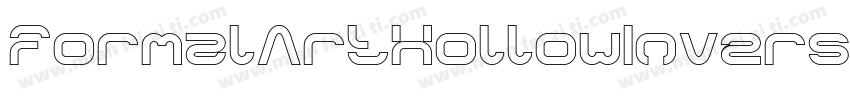 FormalArtHollowInverse-48o4字体转换