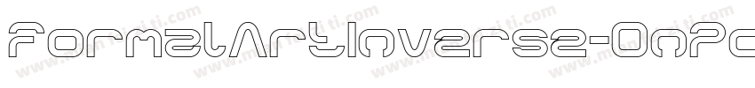 FormalArtInverse-0nPd字体转换