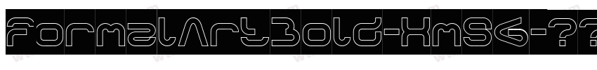 FormalArtBold-Xm9G字体转换