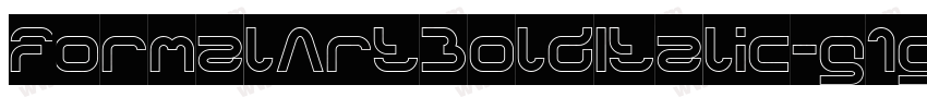 FormalArtBoldItalic-g1gE字体转换