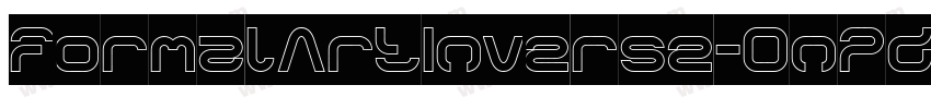 FormalArtInverse-0nPd字体转换