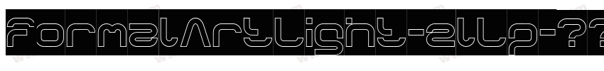 FormalArtLight-elLp字体转换