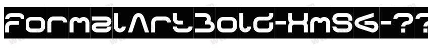 FormalArtBold-Xm9G字体转换