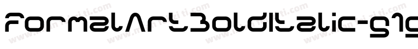 FormalArtBoldItalic-g1gE字体转换