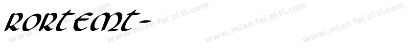 rortemt字体转换