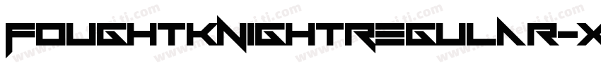 FoughtknightRegular-Xz9d字体转换