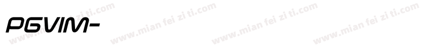 PGVIM字体转换