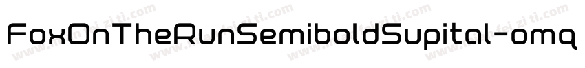 FoxOnTheRunSemiboldSupital-omq0字体转换