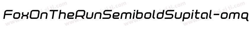FoxOnTheRunSemiboldSupital-omq0字体转换