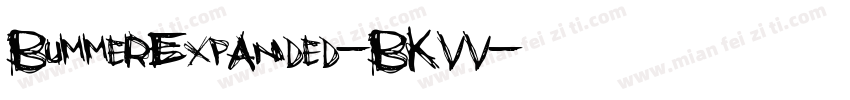 BummerExpanded-BKVV字体转换