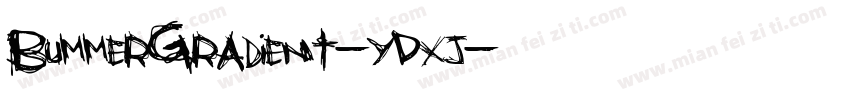 BummerGradient-YDxj字体转换