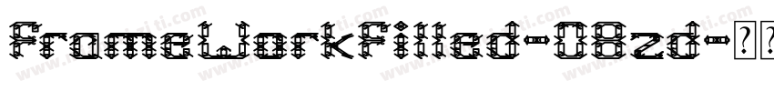 FrameWorkFilled-O8zd字体转换