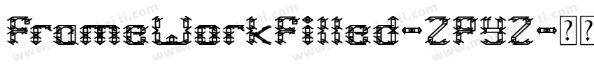 FrameWorkFilled-ZPYZ字体转换