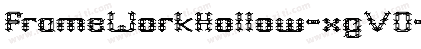 FrameWorkHollow-xgVO字体转换