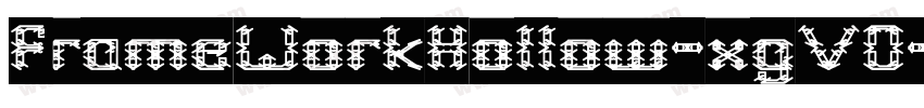 FrameWorkHollow-xgVO字体转换