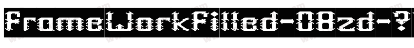 FrameWorkFilled-O8zd字体转换