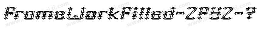 FrameWorkFilled-ZPYZ字体转换