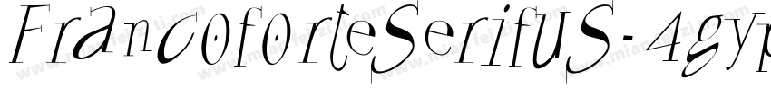 Francoforteserifus-4gyp字体转换