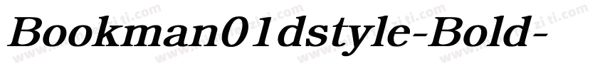 Bookman01dstyle-Bold字体转换