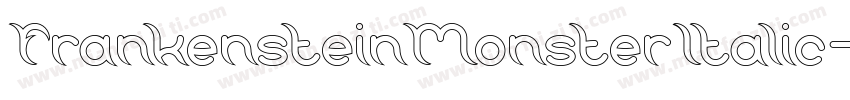FrankensteinMonsterItalic-xgXR字体转换