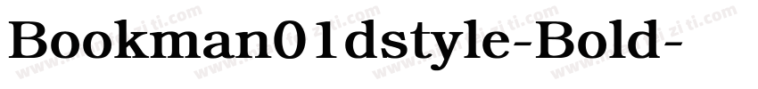 Bookman01dstyle-Bold字体转换