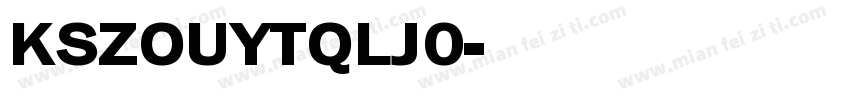 KSZOUYTQLJ0字体转换