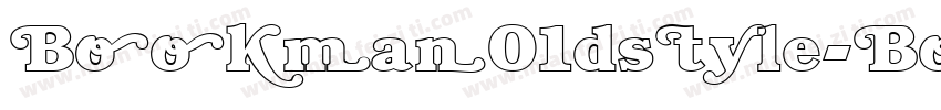 Bookman01dstyle-Bold字体转换