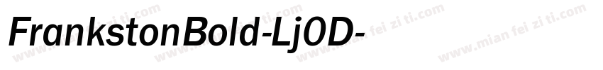 FrankstonBold-Lj0D字体转换