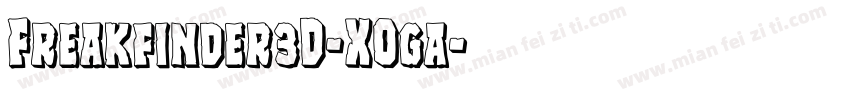 Freakfinder3D-XOga字体转换