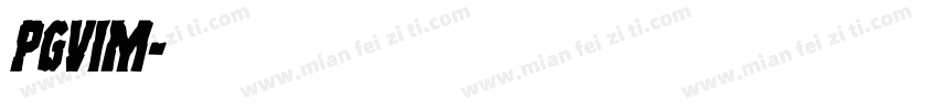 PGVIM字体转换